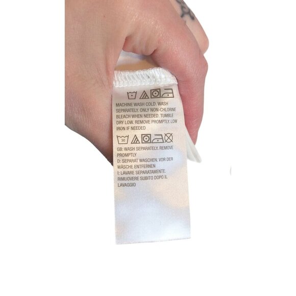 Susan Graver Occasions women's plus 1X tunic blouse liquid knit lace white EUC - Picture 5 of 7